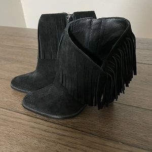Jessica Simpson Suede Fringe Booties